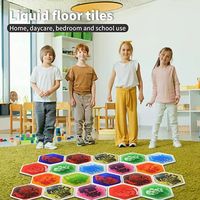 Intégration sensorielle tapis de sol liquide besoins spéciaux enfants équipement d'entraînement sensoriel carreaux de chambre sensorielle pour enfants et adultes