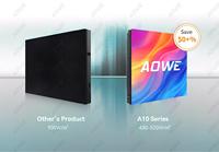 Pantallas LED Verticales AOWE de 1000 mm x 1000 mm, P2 P3.91 P4 P6 P7 P10, Panel LED para Eventos, Fondo para Publicidad Exterior