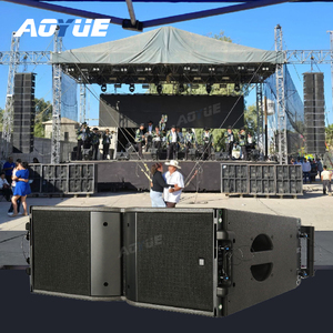 Enceintes de concert extérieures doubles de 10 pouces haute puissance, système audio Line Array actif, enceintes PA actives - Product Image 1