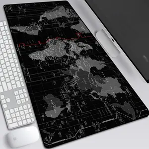 Mapa del mundo de gran jugador gran computadora de escritorio de oficina de teclado de Mouse Pad