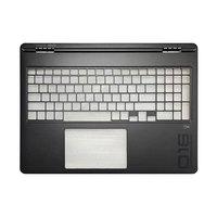 Coques et charnières neuves pour OMEN 11 TPN-Q304 Q305 16-AM MAX A/B/C/D – Remplacement des coques inférieures du repose-poignets LCD avec caoutchouc