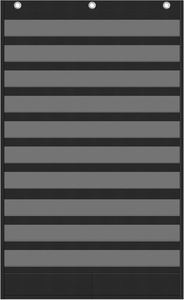 Organizador Colgante para Aula con 10 Bolsillos, Negro, 45x28 Pulgadas, Tela de Poliéster 420D, Personalizable OEM/ODM, Suministros Escolares y de Oficina - Product Image 2