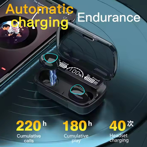 <span class=keywords><strong>M10</strong></span> TWS senza fili Oem cuffie auricolare e auricolare con Display a Led per uomo impermeabile auricolari Display colorato - Product Image 3