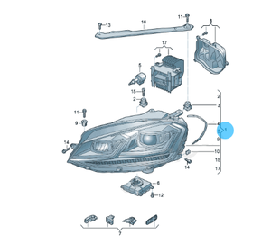 Faro LED OEM para VW Golf MK7.5 GTI R 5GG 941 035 / <span class=keywords><strong>036</strong></span> lado izquierdo derecho - Product Image 4