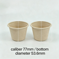 Fournisseur Direct Usine – Gobelets Biodégradables en Bagasse 140ml avec Couvercle, Résistants à la Chaleur, Compatibles Micro-ondes, Empilables, Design Moderne, Origine Shandong