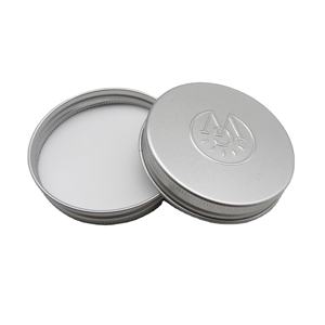 प्लास्टिक की बोतल के लिए 63 मिमी कस्टम उठाया लोगो एल्यूमीनियम स्क्रू कैप - Product Image 2