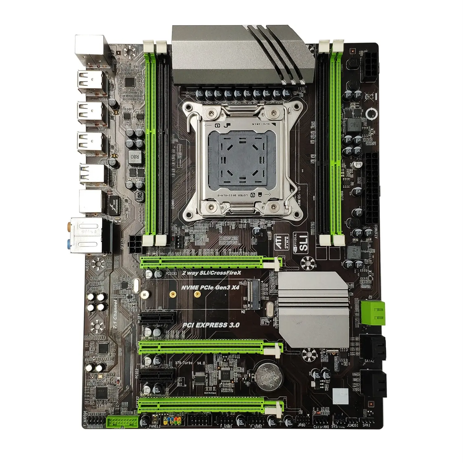 Neue X79 Board LGA2011 Motherboard Unterstützt 8G 16G 32G Server ECC Speicher E5-2670 2690CPU Set