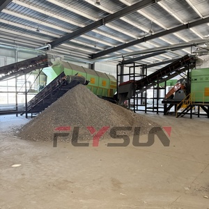 150 tonnes par jour grande machine de criblage de tambour vibrant la séparation de tri de recyclage de déchets de construction urbaine - Product Image 5