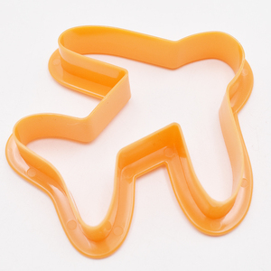 Moules à biscuits en plastique de qualité alimentaire, forme d'<span class=keywords><strong>avion</strong></span> et de véhicule, coupe-pâte durable pour les enfants, moule à biscuits DIY, coupe-fruits/pâte/toasts - Product Image 3