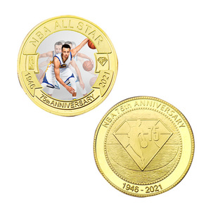 Colección de Monedas Conmemorativas de la <span class=keywords><strong>NBA</strong></span> <span class=keywords><strong>ALL</strong></span> <span class=keywords><strong>STAR</strong></span>, Steph Curry, Jugador de Baloncesto, Regalos de Baloncesto, Regalos para Fanáticos del Deporte - Product Image 2