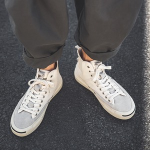 Zapatos de lona, zapatillas blancas transpirables de verano, zapatos informales versátiles para hombre, zapatillas de moda de estilo coreano para hombre, zapatos de moda - Product Image 2