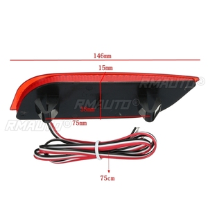 ไฟสะท้อนแสงท้ายรถยนต์แบบ LED 26 ดวง 2 ชิ้น สำหรับ Subaru /Impreza/XV/WRX/LEVORG/Crossover/Exiga - Product Image 5
