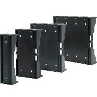 Kotak baterai 18650 3.7V kotak baterai Lithium Plug-in 1/2/3/4 dudukan baterai digunakan untuk PCB