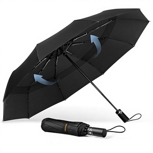 <span class=keywords><strong>Parapluie</strong></span> pliant automatique double couche 3 volets coupe-vent de haute qualité 23 pouces *8k, 10 baleines, 104 cm, compact et <span class=keywords><strong>pliable</strong></span> pour hommes et femmes - Product Image 1