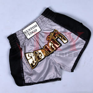 boxing short Wholesale High Quality Plain <b>Stretchy</b> Fight Mma Kick Boxing Muay Thai Shorts - Product Image 5