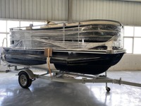 Müjde tekne eğlence duba 15FT-29FT kabin cruiser lüks yat alüminyum yüzen bot