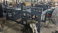 Automatische hete-seal & snijmachine voor plastic zakken met PET-folie-ontwikkeling 150 stuks/min voor zelfklevende koeriers- en verzendzakken