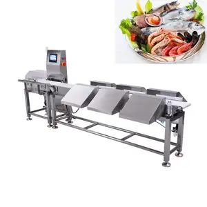 Máquina de procesamiento de alimentos de alta precisión, control automático de pesaje, clasificación de peso