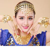 Collier en épingle à cheveux de style punk en métal cerceau à cheveux avec accessoires de performance à motif d'ongle pour bijoux de vêtements de danse du ventre