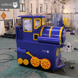 Máquina de Rellenar Peluches Portátil con Forma de Tren, Máquina de Fabricación de Peluches con Luces, Aspecto Adorable - Product Image 4
