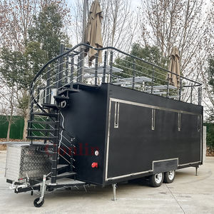 Vente chaude Mobile Cuisine Alimentaire Remorque Avec Porche Camiones De Comida Food Trucks <span class=keywords><strong>Chariot</strong></span> Restaurant À Vendre - Product Image 4