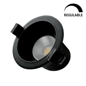 Lámpara LED empotrable de 7W con CCT, antideslumbrante, color negro, ideal para iluminación ambiental y de acento. - Product Image 2