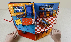 Pop-Up con copertina rigida personalizzata per bambini con carta della storia Pop-up 3d Book Maisy _ House_and_Garden BGook Printing - Product Image 3