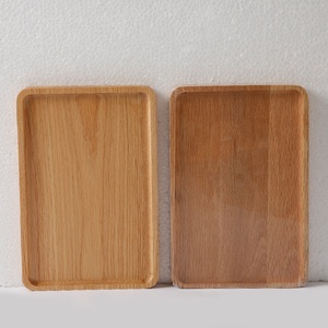 Plateau en bois de chêne <span class=keywords><strong>massif</strong></span> moderne et simple pour la vente en gros, idéal pour les dîners, les fêtes, les bonbons et les pâtisseries - Product Image 1