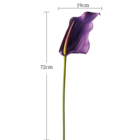 Bunga Artificial Grosir Real Touch Melembapkan Tanaman Anthurium Besar Dekorasi Rangkaian Bunga untuk Pusat Meja Pernikahan