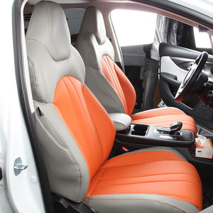 GANE Housse de siège de voiture de luxe personnalisée, cuir respirant exclusif, haute qualité, ensemble complet de 10 pièces, toutes saisons, pour Model X <span class=keywords><strong>Tiguan</strong></span> - Product Image 5