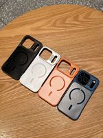 Funda Magnética sin Bordes para Apple 17 Pro Max, Carcasa Mate para iPhone 11 12 13 14 15 16