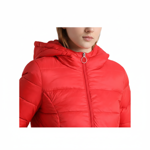 แจ็คเก็ตบับเบิ้ลผู้ชายผู้หญิง, หมวกถอดได้กันน้ำได้หนาอบอุ่นลำลองน้ำหนักเบาแจ็คเก็ตโพลีเอสเตอร์ฤดูใบไม้ร่วงฤดูหนาว - Product Image 1