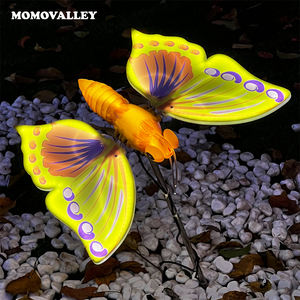 Décorations de Noël pour Halloween, éclairage extérieur 3D LED papillon déco en PVC ailes de festival paysage - Product Image 3