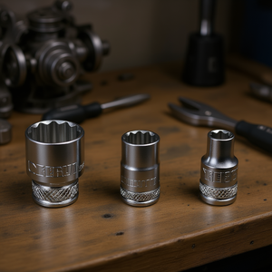 Fervi Polygonal <b>Socket</b> Wrench Normal Series 12mm 10mm 8mm Chrome Vanadium Steel - Product Image 3