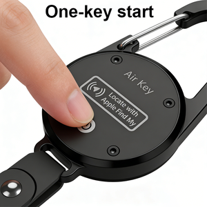 Nouvelle breloque multifonctionnelle en métal pour clés de voiture, mousqueton en aluminium avec verrouillage sécurisé pour Apple Find My - Product Image 2