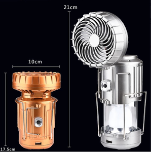 Linternas de Camping con Ventilador, Linternas LED Recargables, Ventiladores Plegables para Tiendas de Campaña, Cortes de Energía, Huracanes, Equipo de Camping - Product Image 5
