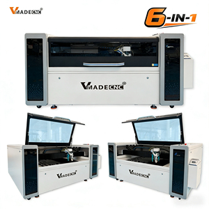 Machine de découpe et de soudage laser à fibre 6-en-1 de 500W, nettoyeur de rouille laser, prix de vente en Chine - Product Image 1