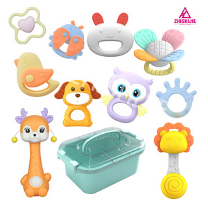 Hochets et anneaux de dentition musicaux en plastique pour bébé Offre Spéciale meilleurs cadeaux pour bébés <span class=keywords><strong>jouet</strong></span> musical gonflable - Product Image 1