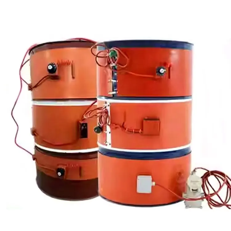 Взрывозащищенная электрическая нагревательная Подушка Laiyuan 200 литров силиконовый нагреватель масляного барабана