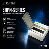 Série SHPN, 12 voies, IP65, fournitures d'équipements électriques, coffret étanche pour disjoncteurs, usine Shanghai, CDADA