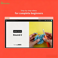 Kit de Tricot et Crochet pour Débutants Adultes : Tutoriels Vidéo Personnalisés, Fil Gratuit, Qualité Supérieure, Pratique et Facile