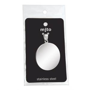 Colgante Redondo de Acero de 35 mm de Diámetro para la Fabricación de Joyas - Product Image 2