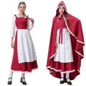 Disfraces de Caperucita Roja para Adultos, Trajes de Cuento de Hadas para Representaciones Escénicas y Fiestas de Halloween - Product Image 4