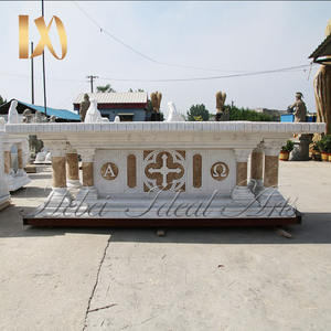 Église en marbre blanc sculpté à la main, offre spéciale, prix d'usine - Product Image 2