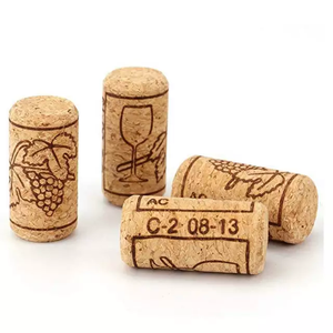 Thấp Moq Tùy Chỉnh Nhà Máy Bán Buôn Cá Nhân Tự Nhiên Chất Lượng Tốt Tự Nhiên Nút Chai Stopper Tùy Chỉnh Rượu Vang Nút Chai - Product Image 1