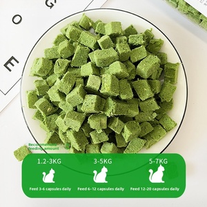 Venta al por mayor de fibra de hierba de gato liofilizada <span class=keywords><strong>Natura</strong></span> - Suplemento de hierba de trigo con alto contenido de fibra para la salud digestiva y como remedio para las bolas de pelo en gatos - Product Image 2