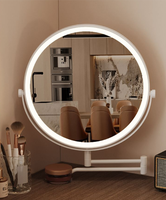 Table de toilette d'angle moderne en bois massif couleur crème, petite armoire de chambre au design durable pour appartement