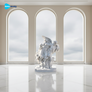 Statua di Cupido e Psiche in Marmo, Ispirata al Clodione, Scultura Mitologica Intagliata a Mano, Resistente <span class=keywords><strong>per</strong></span> Giardino, Esterni, Chiesa e Cimitero - Product Image 4