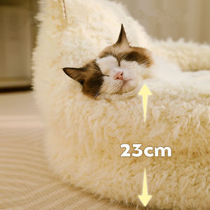 Eco-Friendly Plush Alpaca Solid Luxury Dog Cat Nest Deep Sleep Pet <b>Mat</b> Universal Warmth Comfortable <b>Small</b> Animals Bed Four - Product Image 6