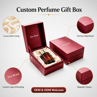 Boîte cadeau de luxe pour parfum, fabrication OEM en gros, boîte en carton rigide personnalisée avec fermeture magnétique, insert en satin, emballage cosmétique